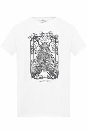 Logo-embroidered t-shirt, zdjęcie 1 Logo-embroidered t-shirt od Alexander McQueen